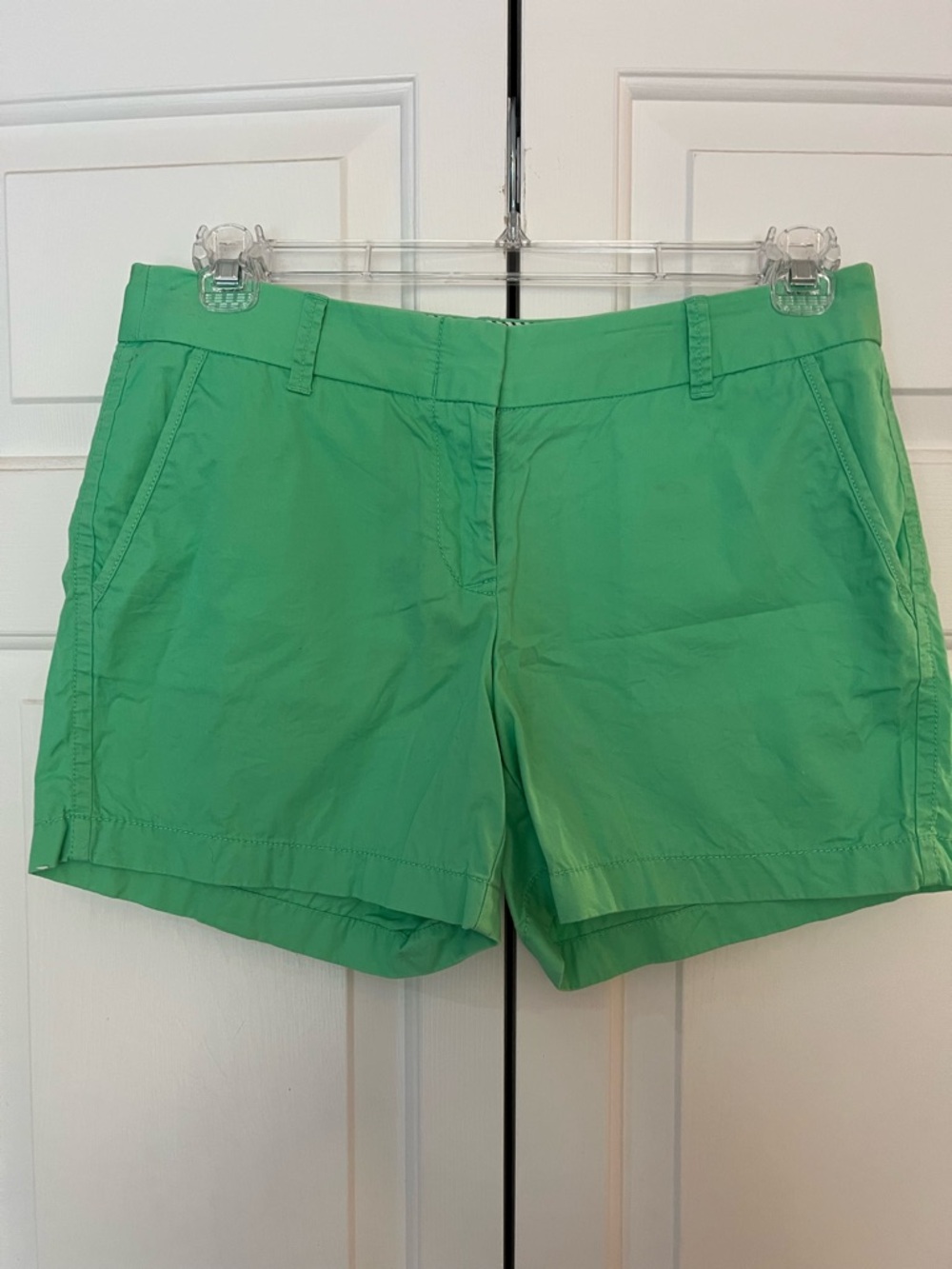 J. Crew Kelly Green Chino Shorts Size 6
